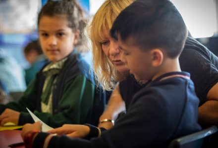 St Fidelis Moreland student in class