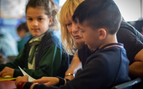 St Fidelis Moreland student in class